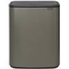 Brabantia 223068 Pattumiera, Platinum, 60 L