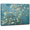 Niik Quadro + Telaio (BC) mandorlo in fiore di vincent van gogh 80 x 63 x 1,7 cm falso d'autore stampa su tela
