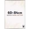 Dutch Frame Factory - Cornice 60x84 cm - Champagne - Cornice per foto in Plastica con vetro plastico Antiriflesso - Cornice portafoto 60x84 cm - Easy