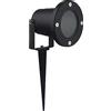 Damastoreitalia Faretto da Esterno con Picchetto Orientabile GU10 - Spot LED da Giardino IP65 in Alluminio - Proiettore per Piante, Alberi, Aiuole - 220V (Nero - GU10)