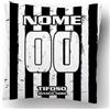 love print Cuscino Tifoso Calcio Serie a Tifoso Interista,Milanista, Romanista con nome e numero personalizzabile logo Stampa full print (40X40 QUADRATO) (Tifoso Udinese)