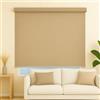 TENDE ARREDO TESSILE - Tenda a Rullo per Interni Predisposizione a Parete o Soffitto Made in Italy, con Catena a Comando Frizionata per Alzare-Abbassare (Blackout-Beige, 200x300)