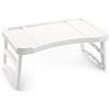 PlasticForte Viscio Trading - Vassoio da Letto, Bianco, 33 x 51 x 23.5 cm, 1 unità
