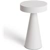 LEDKIA LIGHTING Lampada da Tavolo LED Wireless per Esterni Catinca Bianco per Sale, Soggiorno, Cucina, Camera