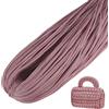 LEREATI Cordino per Borse Uncinetto, Corda Macrame 3mm x 200m Filo Macrame in Poliestere Uncinenetto e Ferri per Abbigliamento, Borse, Tappeti, Fai da Te, Regalo per Maglieria (Rosa Carne)