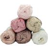 Generico Kit Granny Square Cotone Mercerizzato 6x50g, Gomitoli per Uncinetto e Maglia, Filato Morbido per Copertine, Amigurumi e Mattonelle Decorative, Ideale per Hobby Creativi
