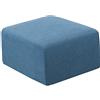 AQIGR Copri Pouf Elasticizzato 45 x 45/60x60/80x80/90x90 Copertura Dell'Ottomano Rimovibile Fodera per poggiapiedi Copri Pedaliera per Soggiorno (Color : #7, Size : XL)