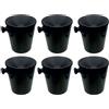 Ferrari Group Nuova Sputavino Sputacchiera in plastica Nero 1,2 lt. degustazione Vino (6 pz)