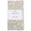 Panini Tessuti, Tovaglia Confezionata 140x180 cm Foliage Bianco - Misto Cotone - Tovaglia per 8 persone