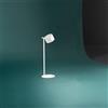 Perenz Lampada Da Tavolo Per Esterno Kosmo Moderna Metallo Bianco Led Luce Calda