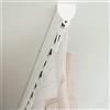 GLOBALCORPORATION Binario tenda soffitto alluminio scorrevole Bastone tenda in Bianco profilo con kit completo acciaio riloga zineffa scorritenda decorativi guida arricciata (Bianco 150 cm)