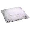 Gicos Lampada plafoniera applique in vetro decorata bianca 2 luci 30 cm da parete soffitto ORM-549809