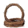 SKYPRO 3 PZ Ghirlande ad Anello in Rattan Naturale da 19,9 cm (7,84 Pollici) Rami di Vite Ghirlanda in Rattan Decorazione Ghirlanda per Decorazioni Fai da Te per Feste, Artigianato Ghirlande e Decorazioni