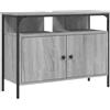 vidaXL Mobile Lavabo Bagno Grigio Sonoma 80x30x60 cm Legno Multistrato