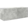 vidaXL Armadietto da Bagno Grigio Cemento 80x25x30 cm in Truciolato, Armadio a Muro da Bagno, Armadio da Bagno a Muro, Armadio da Bagno a Parete