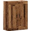 vidaXL Mobile a Parete Legno Vecchio 69,5x34x90 cm in Truciolato, armadietto a Muro, portaoggetti pensile, pensile, pensile a Muro, Mobile pensile