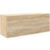 vidaXL Mobile da Bagno Rovere Sonoma 80x25x30 cm in Legno Multistrato, Armadio a Muro da Bagno, Armadio da Bagno a Muro, Armadio da Bagno a Parete