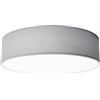 EINLICHT Plafoniera rotonda Ø 38 cm | tessuto | moderna lampada da soffitto in tessuto per 2 luci E27 40 W paralume camera da letto soggiorno paralume in tessuto blu grigio