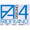 Fabriano F4 Ruvido Album da Disegno, 24 x 33 cm, Set da 2 Blocchi