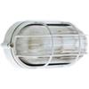 Sovil Illuminazione, PLAFONIERA OVALE PICCOLA CON GABBIA - linea industriale