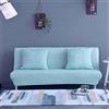 Hiseng Copridivano Senza Braccioli 3 Posti Elasticizzato Fodere Coperture Divano Letto Pieghevole Clic Clac Universale Lavabile Rimovibile Anti Scivolo Copri Divano (Cielo Blu,195-225cm)