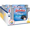 SPESA & RISPARMIO Spugna Abrasiva Delicata per Piatti - Pulizia Senza Graffi - Grigio - Flash x2 kit con Spugna Brandizzata SPESA & RISPARMIO Inclusa - Variazioni 4/6/8/10 Pezzi (4)
