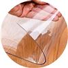 SSFMSF Protettiva Trasparente Per Tavolo,Pellicola Protettiva Pvc Alta Qualità Lavabile Impermeabile Resistente Calore,Supporto Personalizzato,Adatto Per Cucina E Giardino(Color:1.5mm,Size:20x20cm)