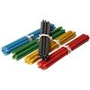 Diveevo - Candele di cera d'api rituali, 50 pezzi, L 18,5 cm, Ø 6,1 mm, durata 60 min; naturale, antigoccia, senza fumo N80