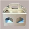 Lucgel Scatola Astuccio Porta 2 Vasetti Salse Creme in Carta Seta Oro 170x80H90mm - 10 pezzi -