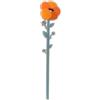 VESTA Fiore decorativo Funny Flowers - Gardenia - 12,5xH55,5 cm - Cristallo acrilico - Made in Italy