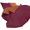 IlGruppone Piumino Invernale Caldo piumone 3 Misure Double Face Microfibra Anallergico - Bordeaux/Arancio - 2 Piazze