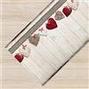 IlGruppone Tappeto Cucina Antiscivolo Made in Italy Passatoia Antimacchia Multiuso Corridoio Soggiorno Lavabile in Lavatrice - 77 Wood Heart - 50x100cm