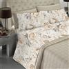 BANZAII TEXTILE INNOVATOR ONLINE Banzaii - Completo Lenzuola Singolo In Microfibra Made In Italy Con Angolo h 30 cm Giulia Beige