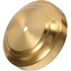 Angoily Base per Lampada da Tavolo in Rame Colore Oro Passaggio Cavi e Foro Laterale 8mm, Design Resistente per Ufficio e Studio
