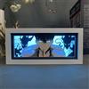 Zhongkaihua Sung Jin Woo Light Box Lampada with LED Shade - Art Papercut Anime Light Up Box Tavolo Night Cornice Scrivania Decorazioni Regali