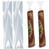Uanqfegy Sacchetti portaoggetti in plastica trasparente per tappeti, confezione da 4 coperture protettive senza fori di ventilazione per imballare e conservare i tappeti/26x130 pollici