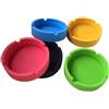 TradeShopOISEART Trade Shop - SET 4 POSACENERE TONDO IN PLASTICA COLORATO PORTACENERE POSA CENERE PORTA CENERE -