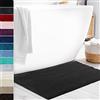 Floordirekt Tappetino da Bagno Sky Soft, Rettangolare e Rotondo, Extra soffice, Antiscivolo e ad Asciugatura Rapida, Disponibile in Diversi Colori e Dimensioni (50 x 60 cm, Grigio Scuro)