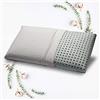GEEMMA s.r.l. Cuscino Memory Foam HD + Traspirante, Modello saponetta, Alto 12 cm con Tessuto in Cotone