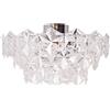 By Rydens - Lampada da soffitto Monarque, Ø 50 cm, cromato, trasparente