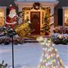 Miyanvuo Solar Natalizie Per Bollitore, Babbo Natale Con Innaffiatoio Luminoso, Decorativo Da Appendere Impermeabile, Antico Decorative Per Prato Da Giardino, Per Esterno, Facile Da Installare