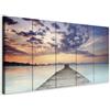 murando Quadro Paesaggio 200x80cm 5 pezzi Stampa su tela XXL Immagini moderni Murale Fotografia Grafica Decorazione da parete Natura Mare c-B-0299-b-m