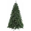 GIODICART Chantal Albero di Natale Realistico, Artificiale in PVC, Base in Metallo, Apertura ad Ombrello (Altezza 225 cm, 1374 rami, diametro max 132 cm)