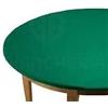 Corredocasa Tovaglia Copritavolo Mollettone Salvatavolo Gommato con Elastico Perimetrale Verde/Bianco Gioco Poker Disponibile in Varie Misure (Rotondo diam 120 cm)