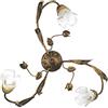 ONLI Lampada da soffitto Arianna 3 luci Bronzo