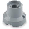 AMARCORDS - Plafoniera in porcellana attacco e27 base applique portalampade vintage colore GRIGIO