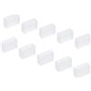 YOKIVE 60pz Silicone Tappi, LED Tubo Striscia Estremità Cappuccio Coperchio Impermeabile, Ottimo per Ufficio, Casa (Bianco, Adatto per 3528/2835/3014 12 mm Largo Striscia)