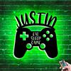 TATLETATLE Personalizzato Gamer Metal Sign Wall Art Lamp Gioco LED Neon Sign Night Lights Nome personalizzato Home Decor Gamer Sign per Teen Boys Game Room Decor (Stile 12,5-9-2)