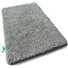 casa pura Tappeto da Bagno a Pelo Lungo, Modello Sky Soft, Morbido, Effetto Shaggy, Antiscivolo, Lavabile, Privo di Sostanze nocive, 16 Colori in 6 Misure (Grigio, 70 x 120 cm)