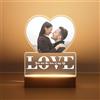 Baixtuo Lampada Personalizzata Con Foto,Regalo Donna Compleanno, Regali Personalizzati, Regalo Anniversario Per Lui. Regali Personalizzati San Valentino per Lei Lui (Stile 15)
